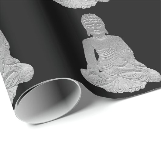 Chrom Buddhas Geschenkpapier (Rolleneckpunkt)