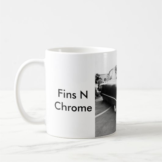 Chrom Cadillac-Flossen-N Kaffeetasse (Links)