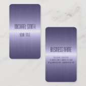 Chrom-Edelstahl-Metall Visitenkarte (Vorne/Hinten)