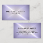 Chrom-Edelstahl-Metall Visitenkarte (Vorne/Hinten)