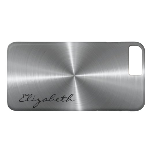 Chrom-Edelstahl-Metallblick Case-Mate iPhone Hülle (Rückseite (Horizontal))
