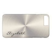 Chrom-Edelstahl-Metallblick Case-Mate iPhone Hülle (Rückseite (Horizontal))