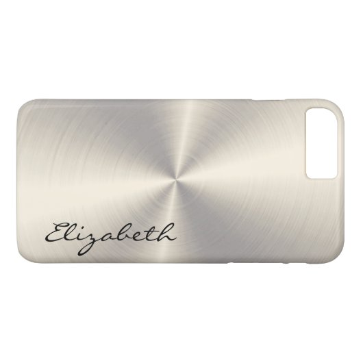 Chrom-Edelstahl-Metallblick Case-Mate iPhone Hülle (Rückseite (Horizontal))