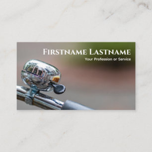 Chrom-Fahrradglocke für Fahrradreparaturläden Visitenkarte