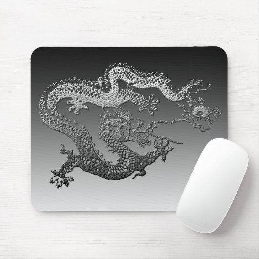 Chrom-Farben-Drache Mousepad (Mit Mouse)
