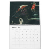 Chrom-Flossen u. große Autos Kalender (Feb 2026)
