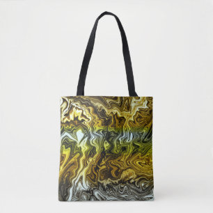 Chrom Flüssig Metallic Gold Silber Cool Tasche