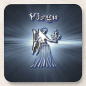 Chrom-Jungfrau Untersetzer (Vorderseite)