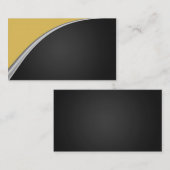 Chrom-Kurve Visitenkarte (Vorne/Hinten)