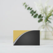 Chrom-Kurve Visitenkarte (Stehend Vorderseite)