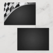 Chrom-Kurven-Flagge Visitenkarte (Vorne/Hinten)