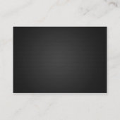 Chrom-Kurven-Rot Visitenkarte (Rückseite)