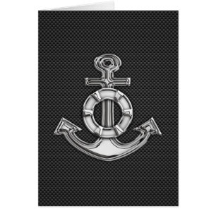 Chrom-Lebensretter-Anker auf Kohlenstoff-Faser