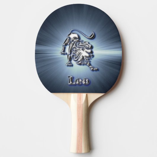 Chrom Löwe Tischtennis Schläger (Vorderseite)