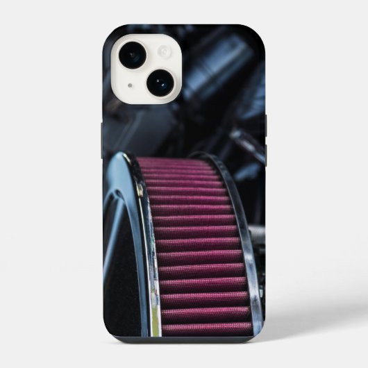 Chrom-Lufteinlass iPhone Hülle (Rückseite)