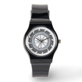 Chrom-Mag-Felge Armbanduhr