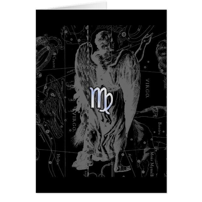 Chrom mag Jungfrau-Tierkreis-Zeichen auf Hevelius (Vorne)