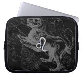 Chrom mag Löwe-Tierkreis-Zeichen auf Hevelius Laptopschutzhülle (Vorderseite)