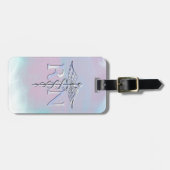 Chrom mag RNCaduceus in der Mutter-Perlen-Art Gepäckanhänger (Vorderseite horizontal)