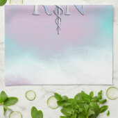 Chrom mag RNCaduceus in der Mutter-Perlen-Art Geschirrtuch (Gefaltet)