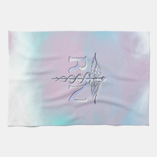 Chrom mag RNCaduceus in der Mutter-Perlen-Art Geschirrtuch (Horizontal)