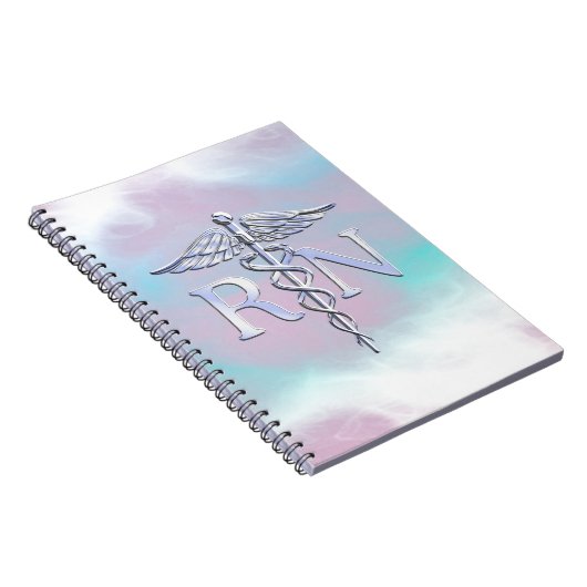 Chrom mag RNCaduceus in der Mutter-Perlen-Art Notizblock (Rechte Seite)