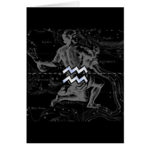 Chrom mag Wassermann-Tierkreis-Zeichen auf