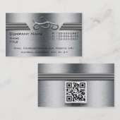 Chrom-Motorrad-Visitenkarten Visitenkarte (Vorne/Hinten)