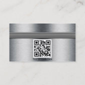 Chrom-Motorrad-Visitenkarten Visitenkarte (Rückseite)