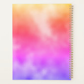 Chrom-orange-rosa-irisierende Imitate Glitzer Mono Planer (Rückseite)