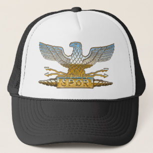 Chrom römisches Eagle Truckerkappe