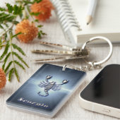 Chrom-Skorpion Schlüsselanhänger (Vorderseite rechts)