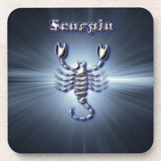 Chrom-Skorpion Untersetzer (Vorderseite)