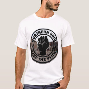 Chrom und Schwarz des nördlichen Souls T-Shirt