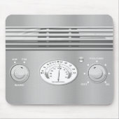 Chrom-Vintager Radio Mousepad (Vorne)