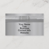 Chrom-Vintager Radio Visitenkarte (Rückseite)