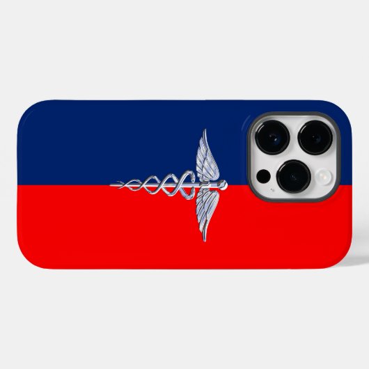 Chrom wie Caduceus Medical Symbol League Case-Mate iPhone Hülle (Rückseite (Horizontal))
