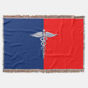 Chrom wie Caduceus Medical Symbol League Decor Decke