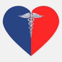 Chrom wie Caduceus Medical Symbol League Decor