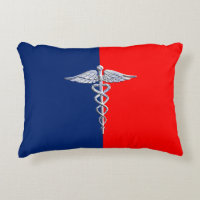 Chrom wie Caduceus Medical Symbol League Decor