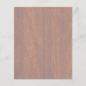 Chrom wie Caduceus Medical Symbol Mahogany Style Flyer (Hinten)