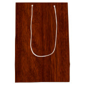 Chrom wie Caduceus-medizinisches Mittlere Geschenktüte (Rückseite)