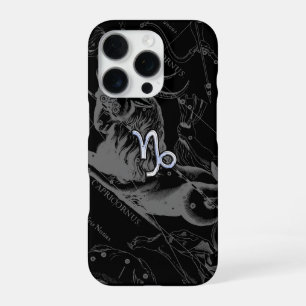 Chrom wie das Sternzeichen Steinbock auf Hevelius iPhone 16 Pro Hülle