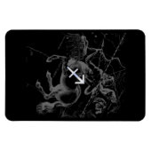 Chrom wie Sagittarius Zodiac Signage Hevelius Deco Magnet (Horizontal)