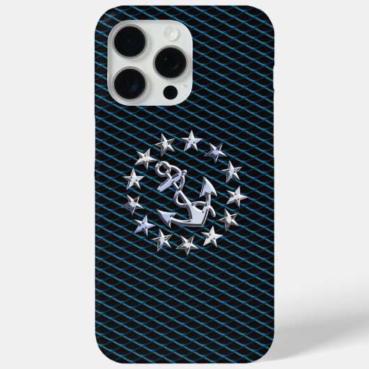 Chrom wie Yacht Flag Automotive Grille Print Case-Mate iPhone Hülle (Rückseite)