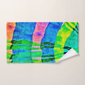 Chroma Abstrakt Elegance Muster Badhandtuch Set (Handtuch)