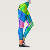 Chroma Abstrakt Elegance Muster Leggings (Rechts)