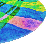 Chroma Abstrakt Elegance Muster Schneidebrett (Ecke)