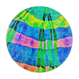 Chroma Abstrakt Elegance Muster Schneidebrett