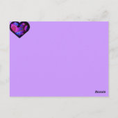 Chroma Calico Hearty Postcard Postkarte (Rückseite)